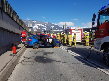 Verkehrsunfall in Unterflurtrasse 27.02.2022